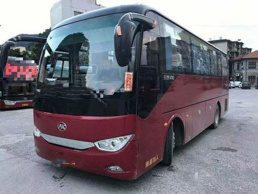 Ankaiのアフリカのためのブランドによって使用される観光バスHFF6909 38の座席エアバッグのシャーシのYuchaiエンジンの低いキロメートルによって使用される乗客バス