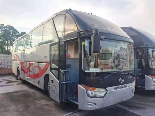 使用されたKinglongバス55座席二重風防ガラスによって使用される観光バスの低いキロメートルのエアバッグのシャーシ