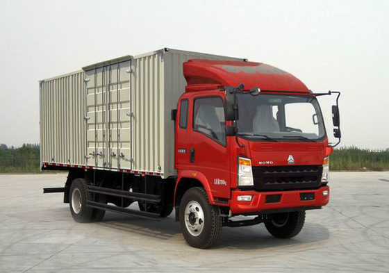 使用されたHowo Sinotruk 4x2ドライブ モードHowo 118Hpの貨物トラックの貨物自動車のトラック