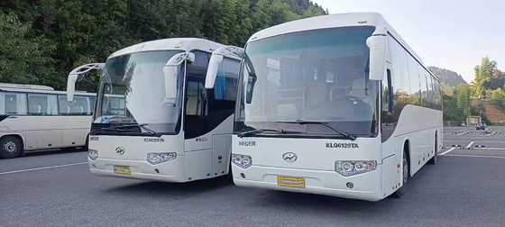 タンザニアKLQ6129 Yutongの長い使用されたコーチのより高いバスは65座席RHD前部エンジン2+3のレイアウトのトヨタ・コースター バスをバスで運ぶ