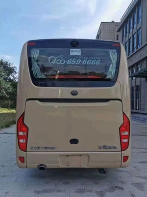 バスYutongはZK6116乗客バス50座席観光バスのYuchaiエンジンの両開きドアを使用した