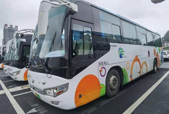 電気コーチ バスSLK6118 Shenlongバス注文のコーチ48seats贅沢なバス座席
