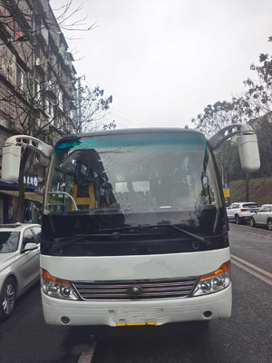 2017年によって使用されたLHDディーゼル白い公共バスのYutongの使用されたブランドZK6761はYuchaiエンジン ヨーロッパのV 29の座席バスを使用した