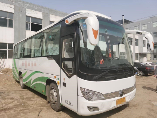 コーチ バス贅沢なZk6876秒針バス36seats Yutongバス輸送の権利のステアリング